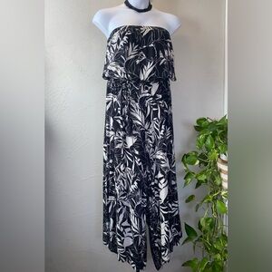 J.B.S. Vintage Strapless Wide Leg Jumpsuit